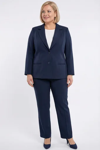 Elegantní tmavě modrý oblek