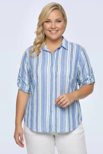 Kopie Kopie Kopie Kopie Kopie Halenka se zelenými a žlutými vzory