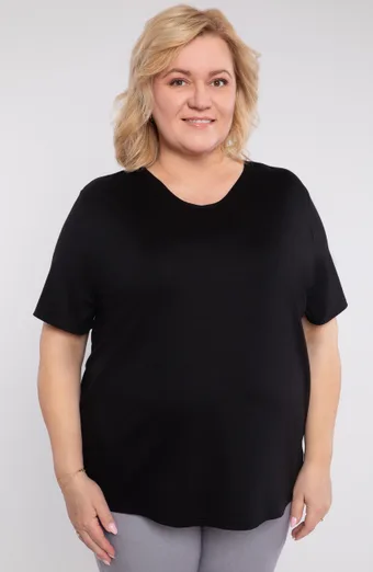 Černá pletená halenka