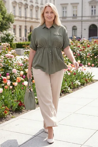 Kopie Kopie Kopie Kopie Kopie Khaki top s ramínky