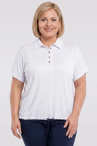 Bílá halenka se stuhou