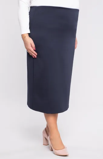 Elegantní tmavě modrá sukně