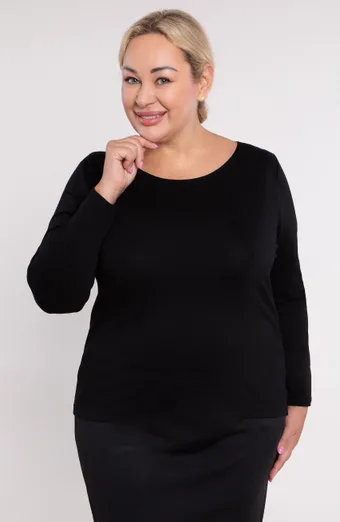 Obyčejná černá halenka