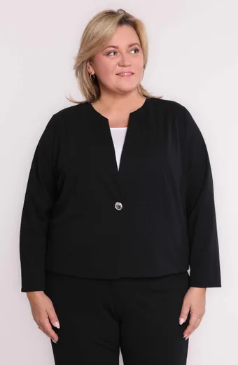 Elegantní černá bunda