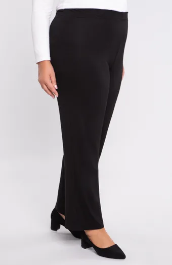 Klasické tenké černé kalhoty