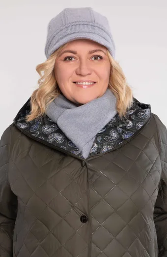 Šedá baseballová čepice