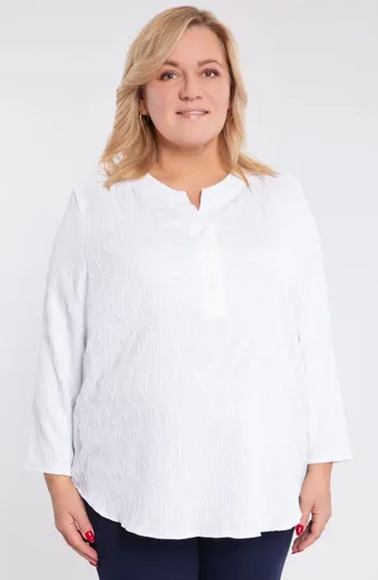 Kopie Kopie Stříbrná halenka s ozdobnými rukávy