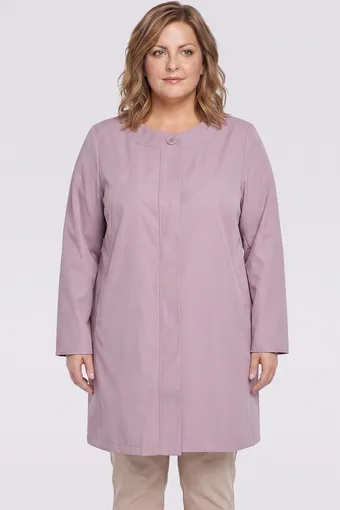 Elegantní růžový kabát