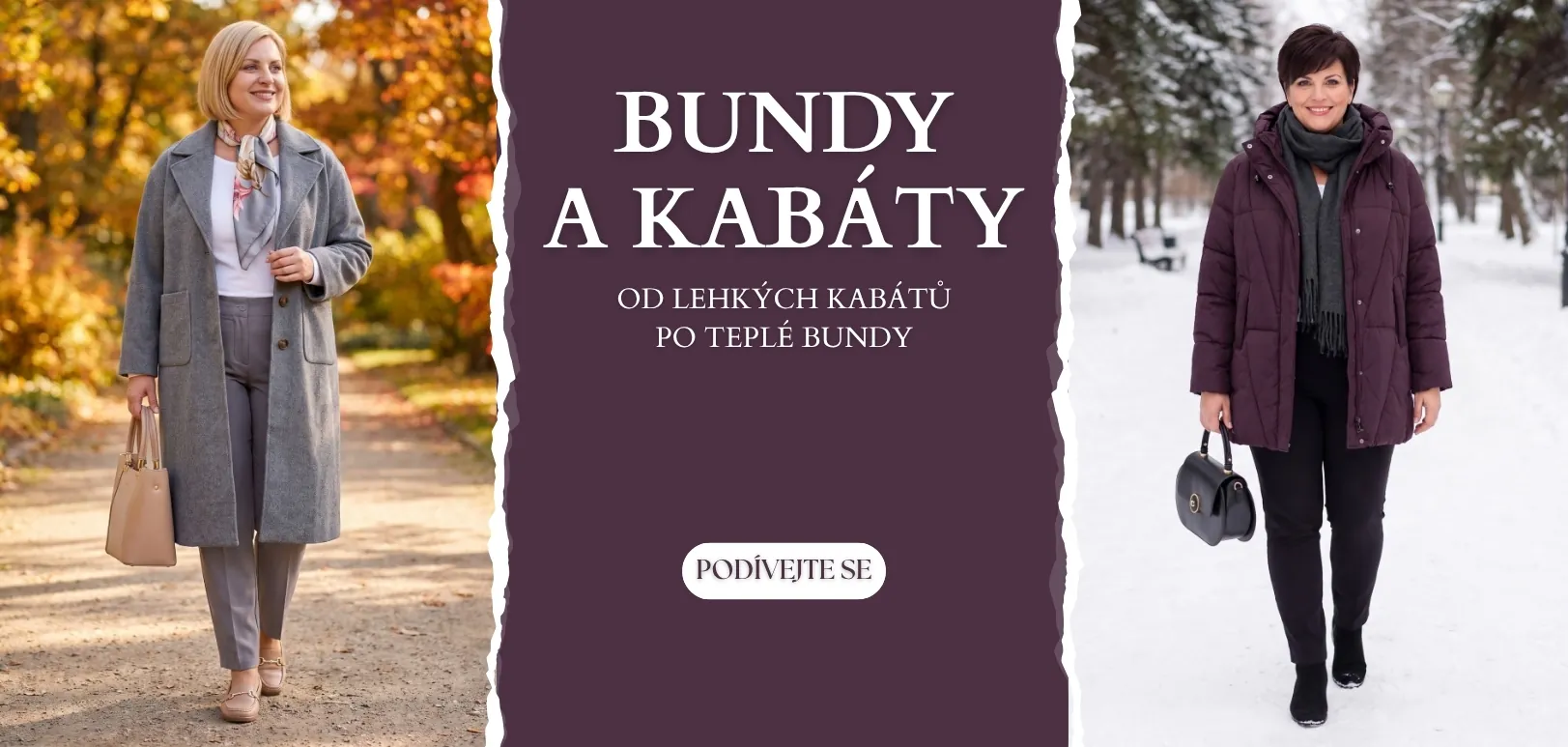Dámské bundy a kabáty velké velikosti