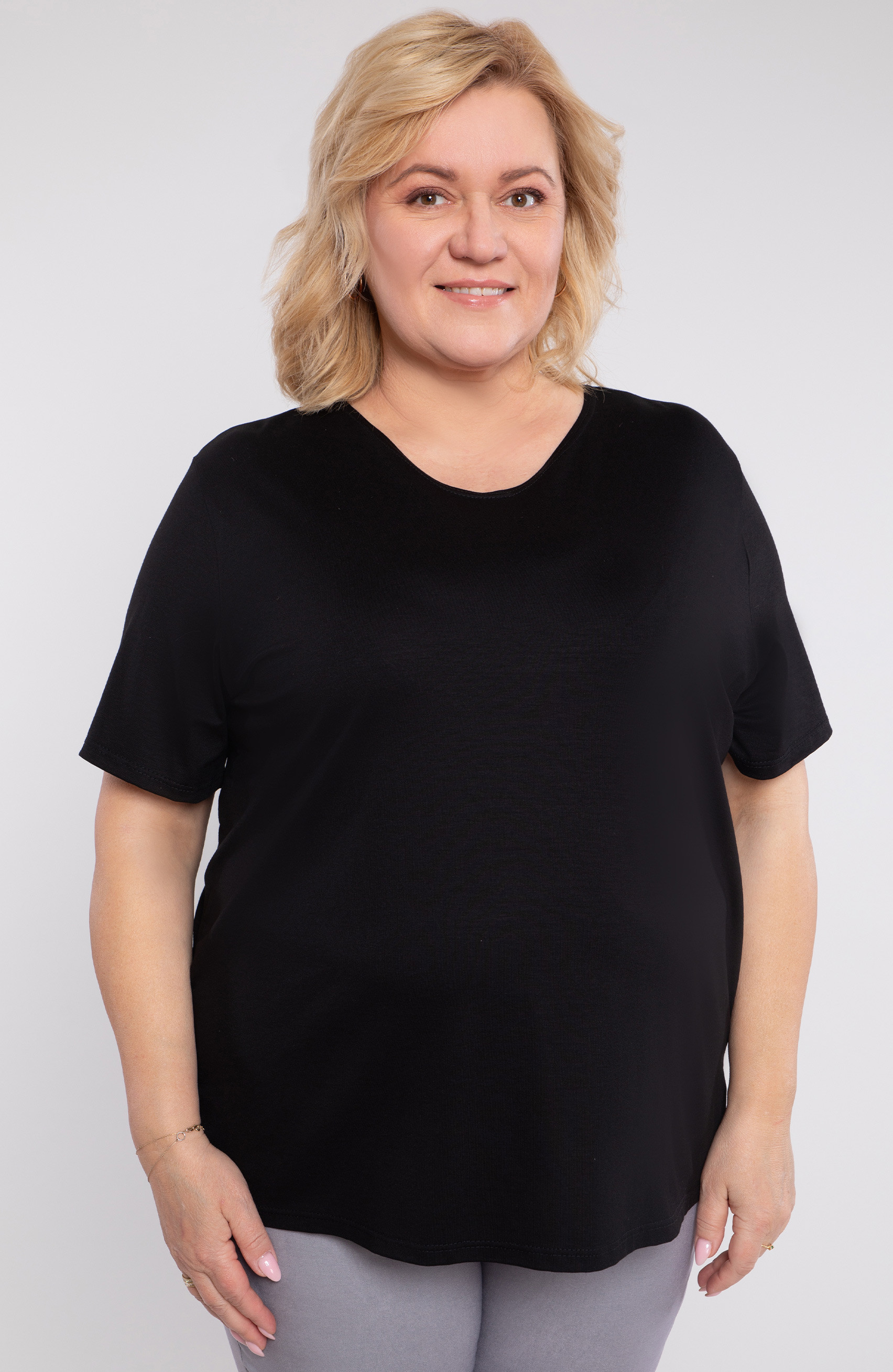 Černá pletená halenka